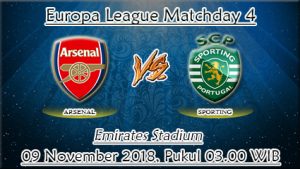 Prediksi Bola Arsenal Vs Sporting 09 November 2018